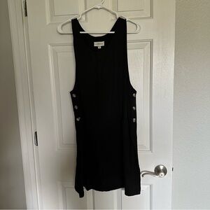 Vintage Nordstrom button pinafore dress